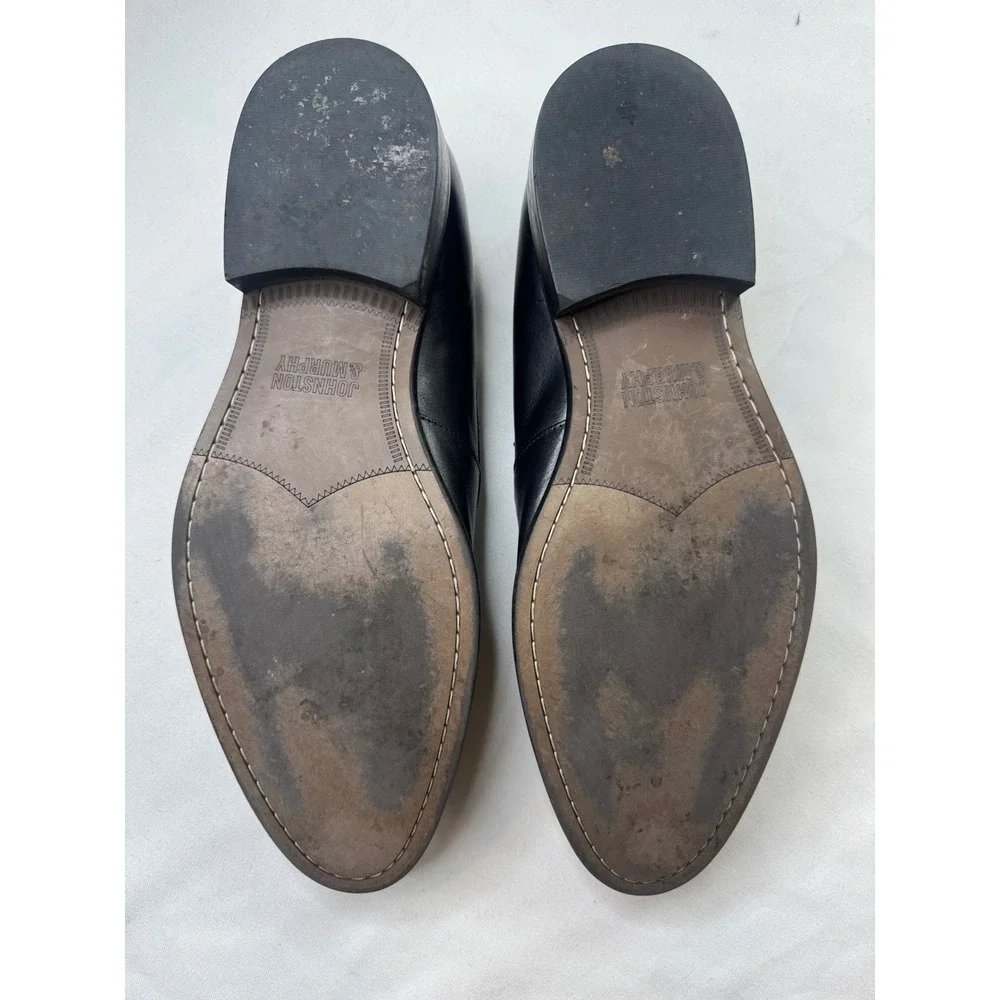 Johnston & Murphy Stockton Venetian Loafer, Men's Size 11.5 M, Black MSRP $149‎